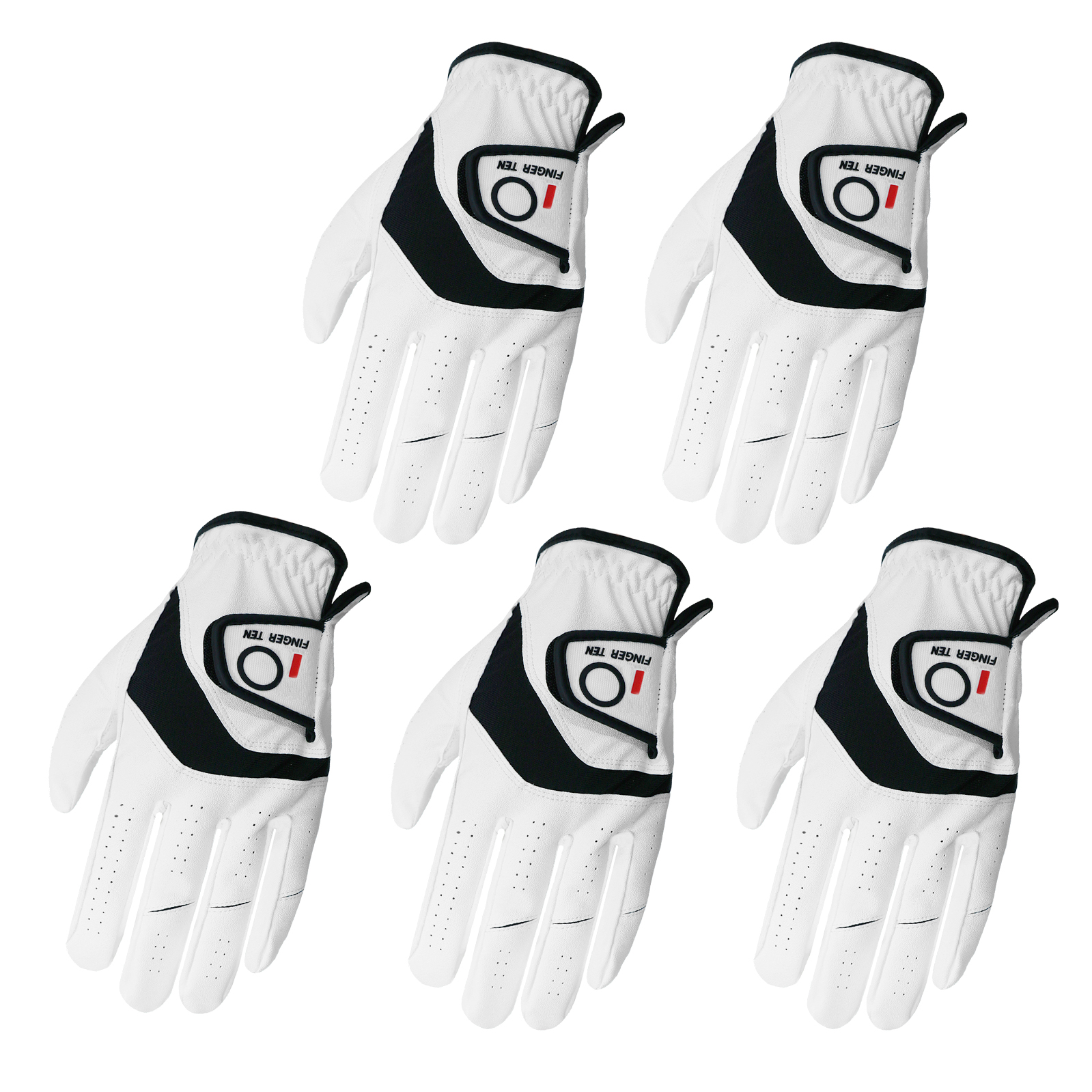 Golf Equipment Wholesale - 5 Pcs Golf Gloves Men Leather