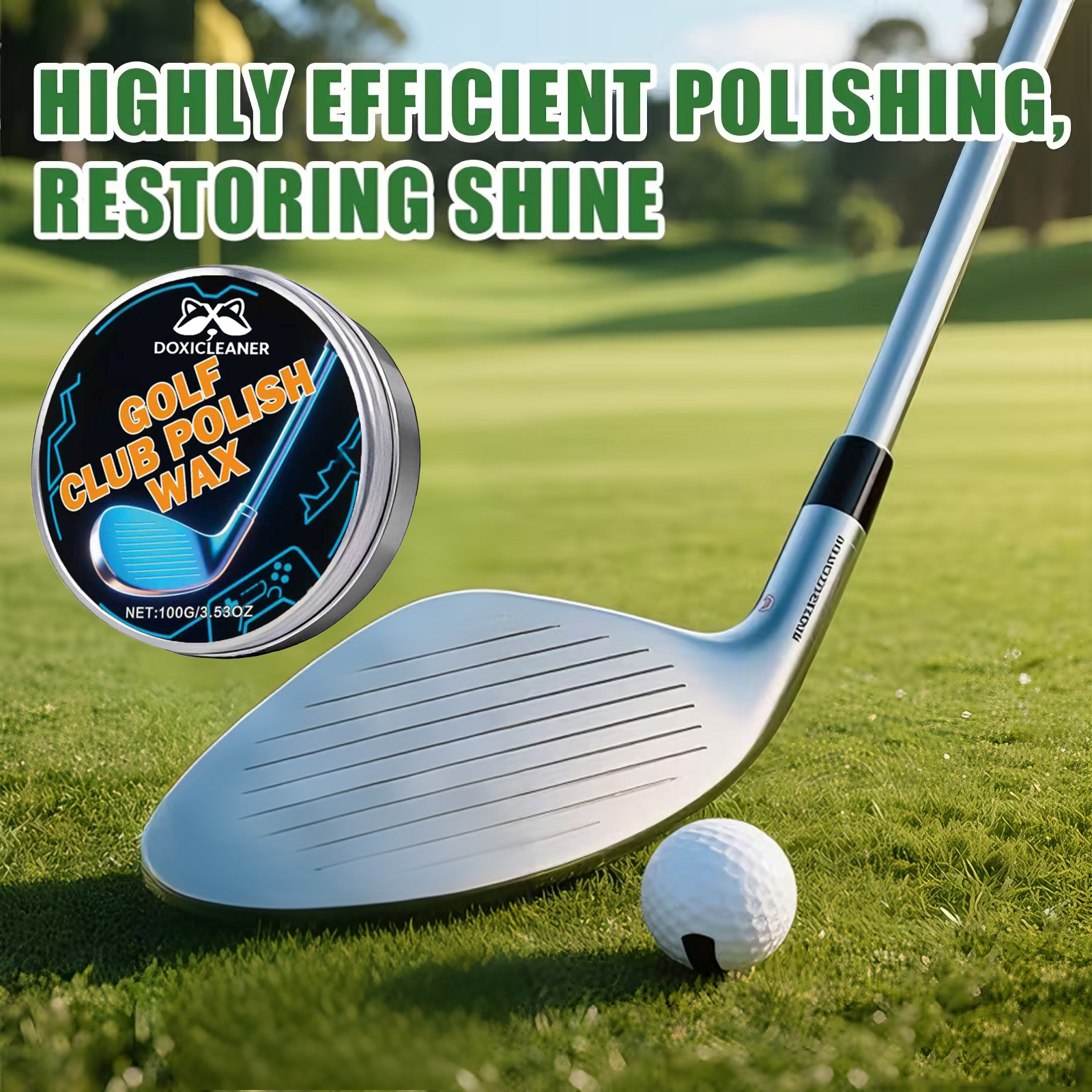 Golf Equipment And Gear - Professional golf club polishing wax -