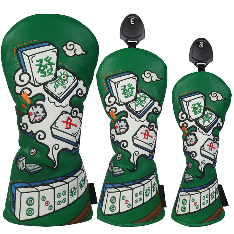 Golf Equipment Organizer - Golf Club Cover, Mahjong Style, Driver,