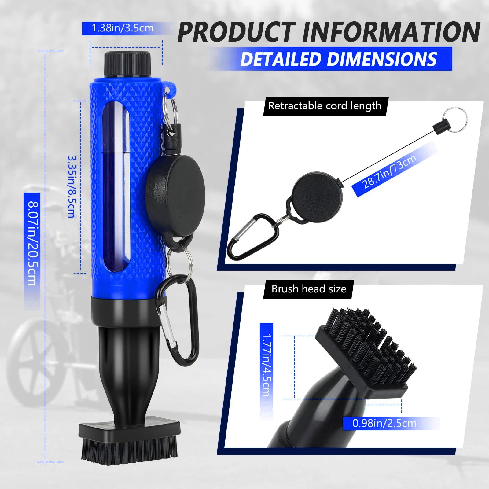 Golf Club Cleaning Brush with  - Golf Equipment To Improve Your Game ulasan dan harga