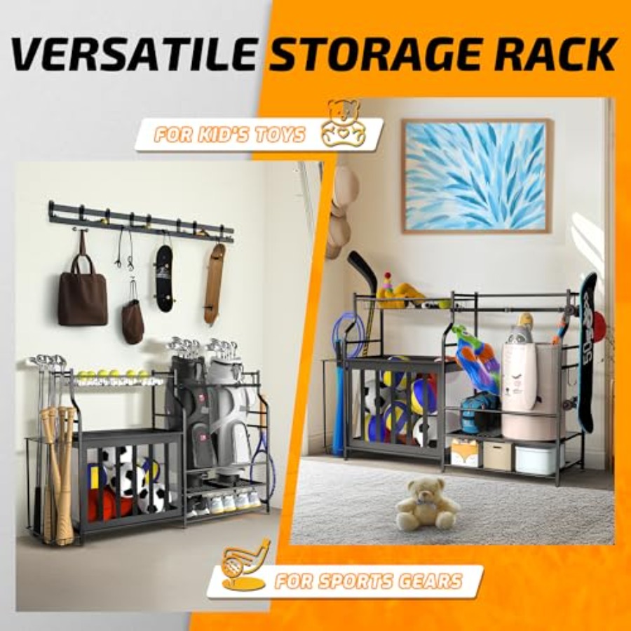 Sports Equipment Organizer Rac - Golf Equipment And Gear ulasan dan harga