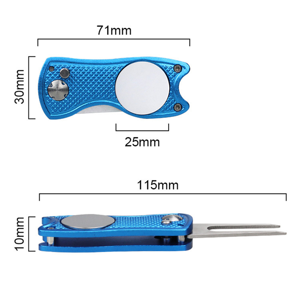 1 Pcs Multi Color Switchblade  - Divot Repair Tool ulasan dan harga