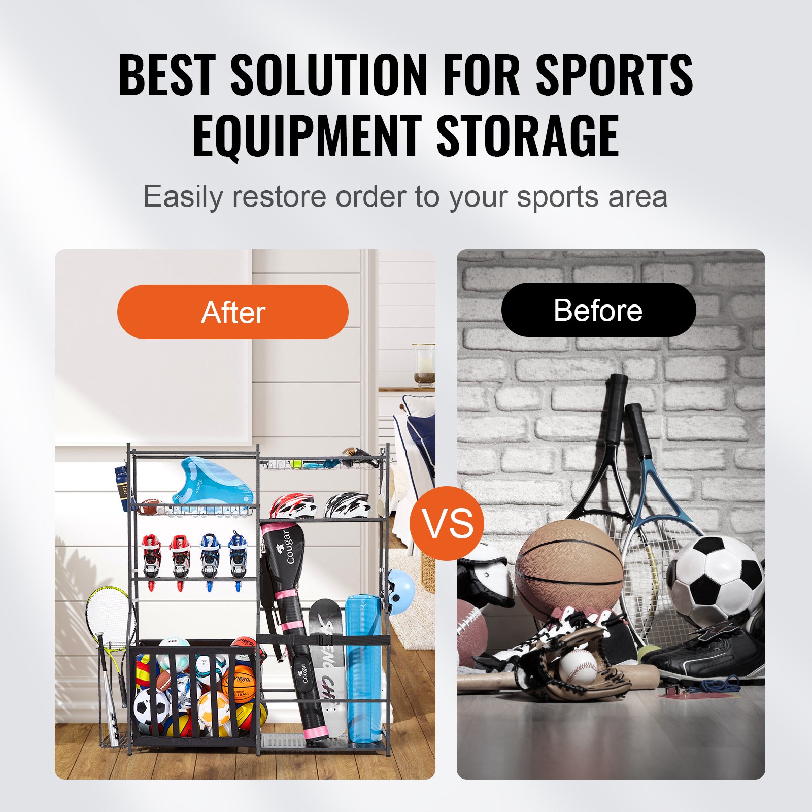 Golf Storage Garage Organizer, - Golf Equipment Organizer ulasan dan harga
