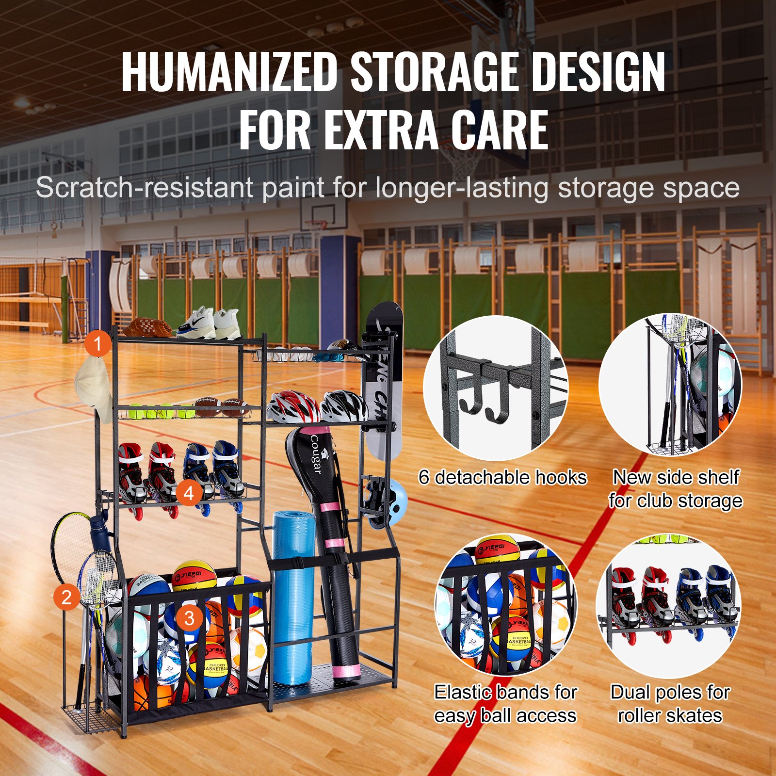 Golf Storage Garage Organizer, - Golf Equipment Organizer ulasan dan harga