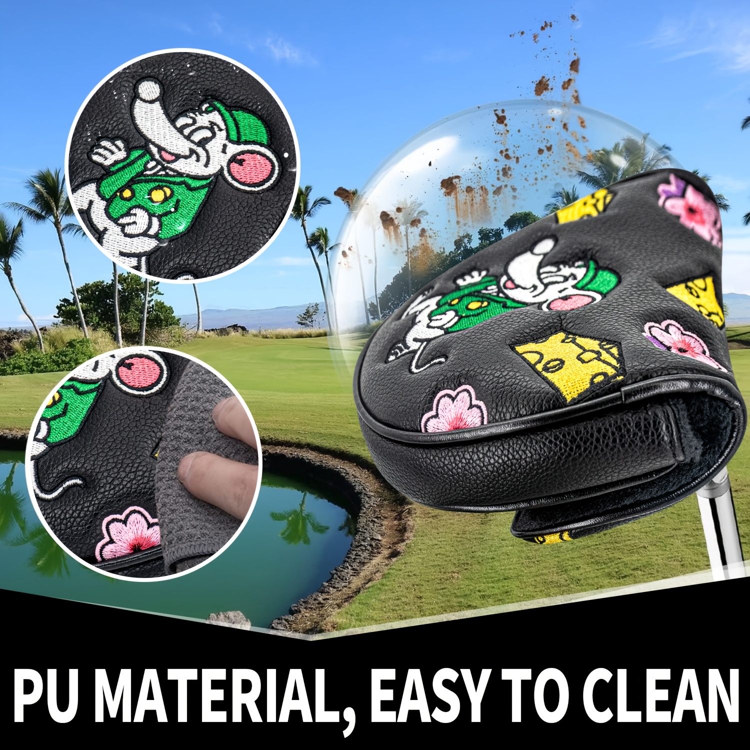 1pc Mouse Cheese Design Golf C - Golf Equipment Organizer ulasan dan harga