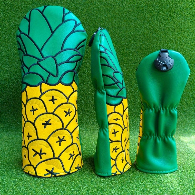Pineapple Golf Club Head Cover - Golf Equipment Organizer ulasan dan harga