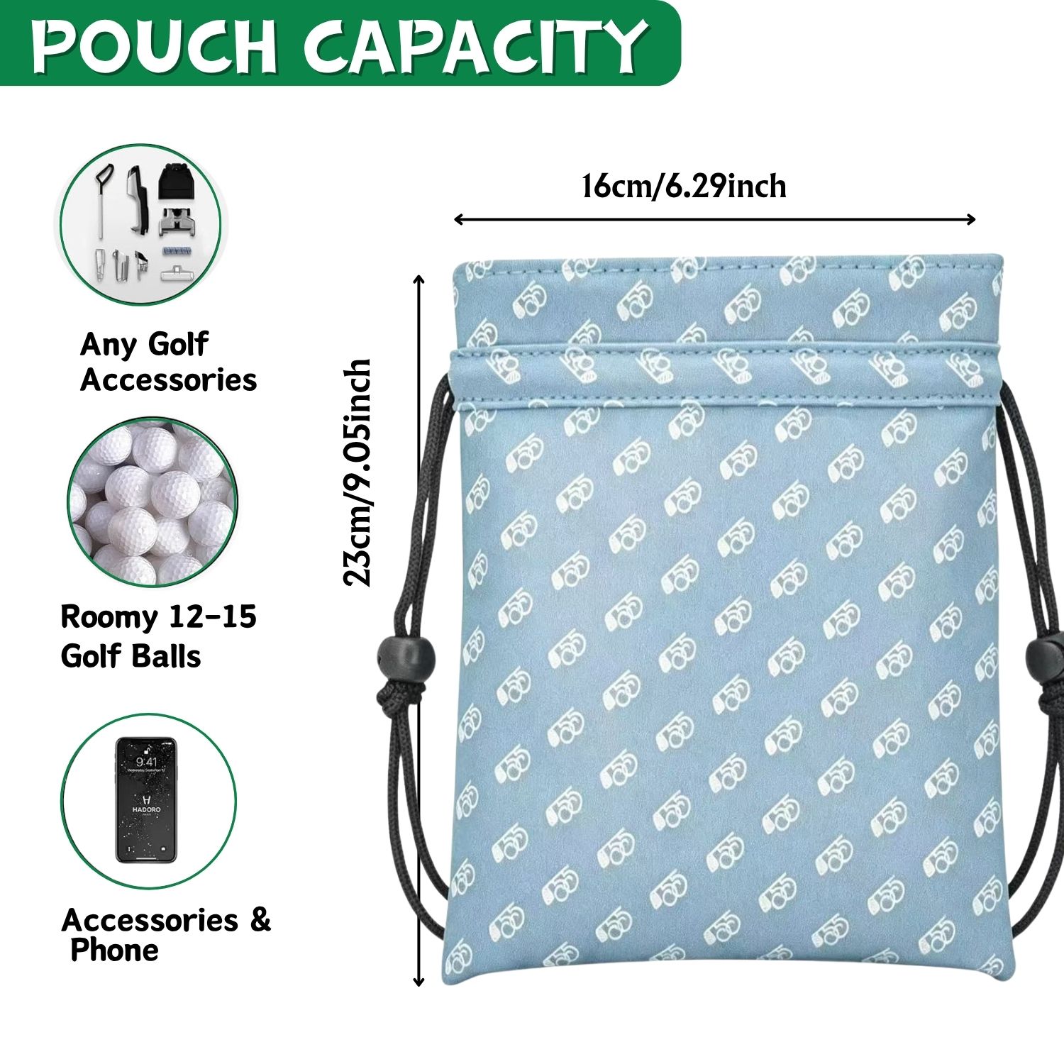 A Minimalist Blue Golf Valuabl - Golf Equipment Organizer ulasan dan harga