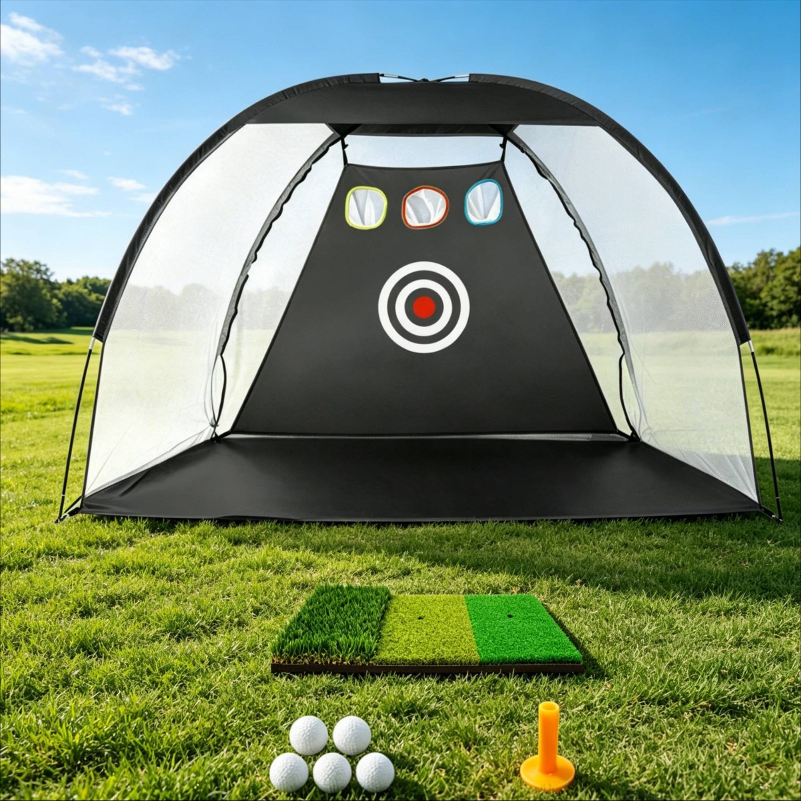 Golf Hitting Net Portable Golf - Golf Equipment For Beginners ulasan dan harga