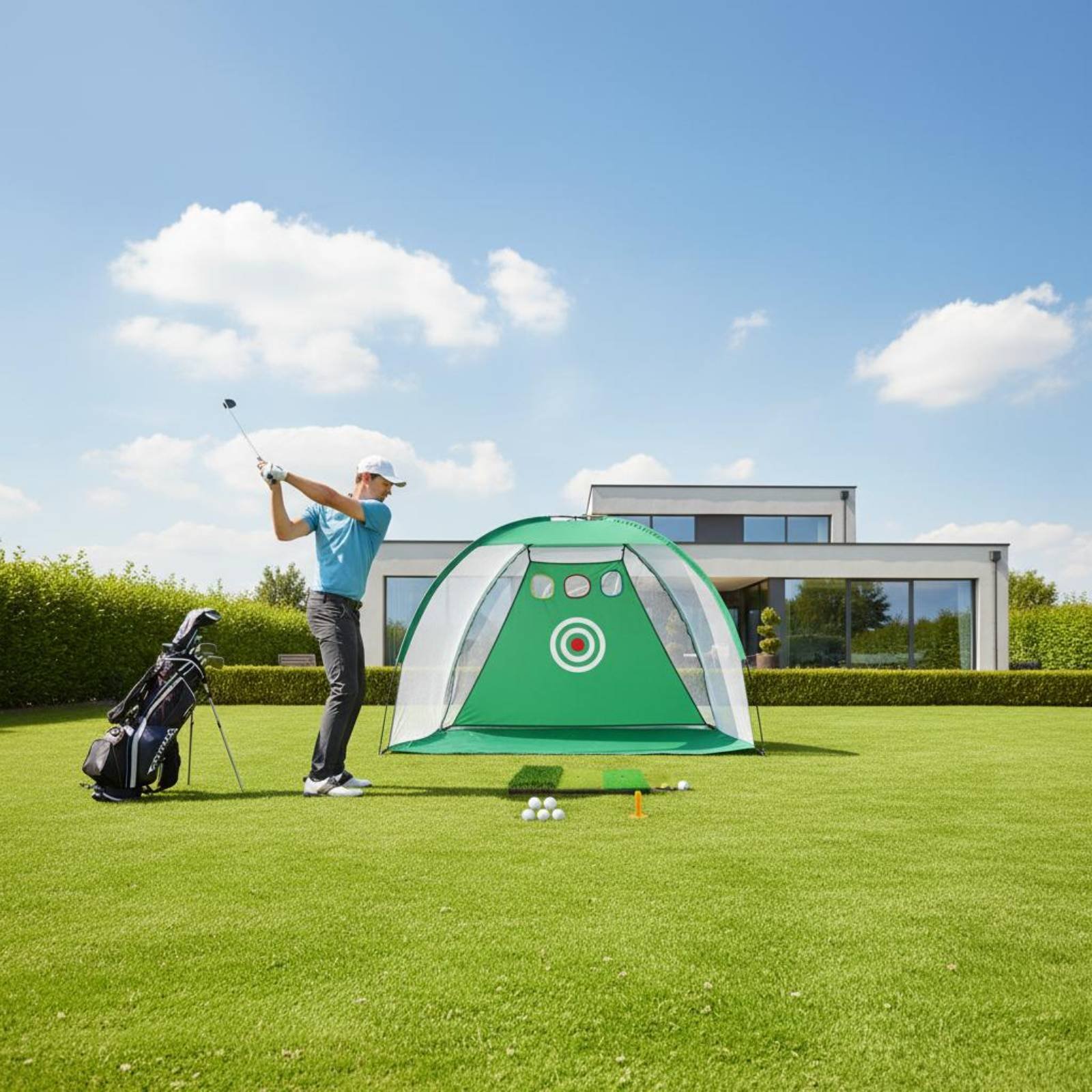 Golf Hitting Net Portable Golf - Golf Equipment For Beginners ulasan dan harga