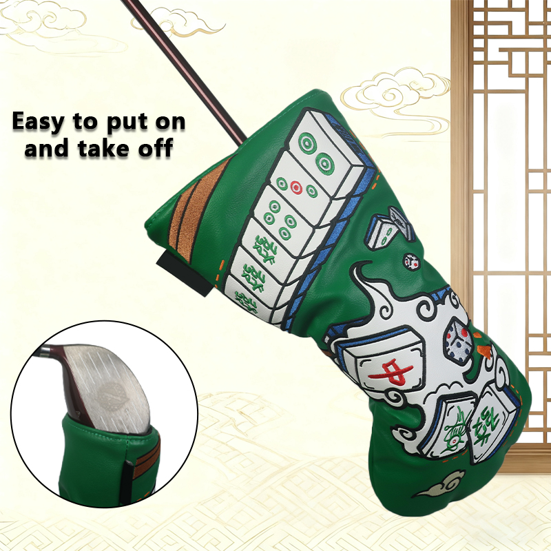 Golf Club Cover, Mahjong Style - Golf Equipment Organizer ulasan dan harga