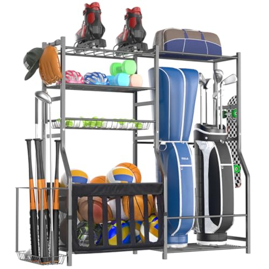 Heavy Duty Garage Sports Equip - Golf Equipment Organizer ulasan dan harga